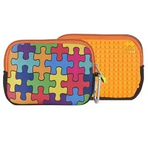 Zīmuļu futlāris Pixelbags Pixiecrew oranžs modelis PXA-08-09 — Pixelbags