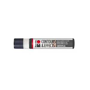 Tekstilkrāsa Marabu 17820009073 — 25 ml, melna, noturīga