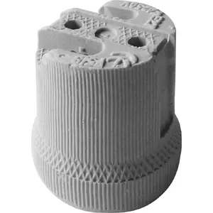 Porcelāna lampas turētājs Virone E27 LH/E27-3/20 — E27 porcelāna ligzda