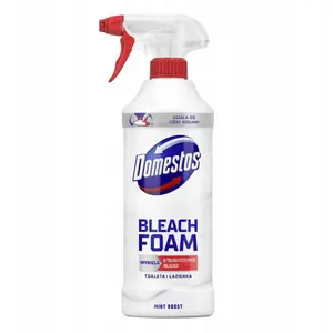Пенная чистящая смесь Domestos Bleach Foam Mint Boost 435 мл – отбеливающая и дезинфицирующая для поверхностей