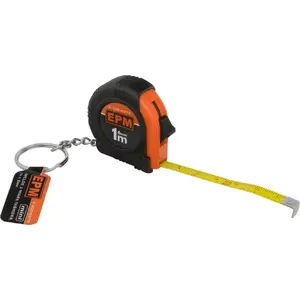 Tape measure keychain EPM mini 1 m, compact pocket measuring tape 1 meter