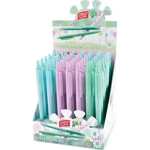 Gēla pildspalvas Easy-Stationery EASY ar aromātu, komplekts 42 gab.