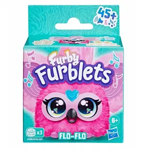 Mīkstā interaktīvā rotaļlieta Usorteret Furby Furblets S4 Party Animals - Flo-Flo (Furblets sērija)