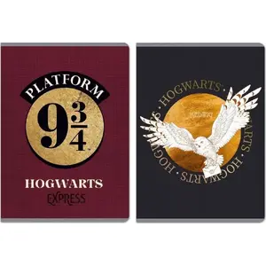 Burtnīca Beniamin A5 60 lapas rūtiņu/liniju Harry Potter, komplekts 5 gab.