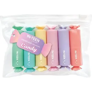 Текстовыделитель INTERDRUK Zakreślacz Candy набор 6 цветов, модель 451641