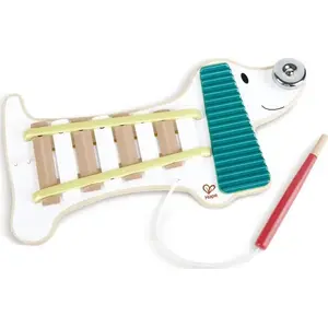 Bērnu ksilofons Hape Hape Xylophone Dog Xenia — koka mūzikas instruments bērniem