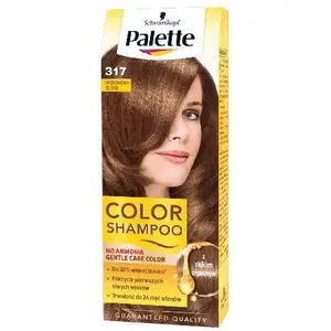 Palette Color Shampoo оттенок 317 Ореховый Блонд — колорирующий шампунь