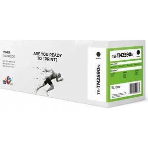 Toners TB Print priekš Brother TN-2590 (TB-TN2590N) melns tonera kasetne