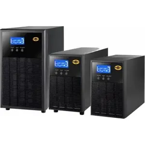 Nepertraukiamās elektroapgādes avots ORVALDI VGIII3K dubultās pārveides (Online) 3 kVA 3000 W, 9 Ah, LCD, kompakts melns