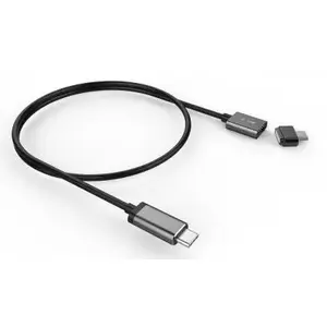 USB C uz USB C kabelis LMP 17466 — 3 m, pelēks