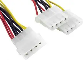 Iekšējais barošanas sadalītāja kabelis GEMBIRD CCPSU1 — Molex 4-pin, vīrietis uz sievieti, iekšējai PC