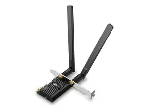Wi‑Fi 6 Bluetooth PCIe adapteris TP‑LINK Archer TX10E AX900 — PCIe karte, AX900 Wi‑Fi 6, Bluetooth