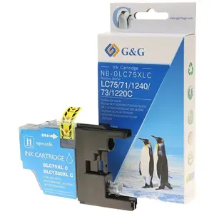 Картридж g g совместимый чернила LC-1240C / NP-B-0LC75C/1240C циан 600s