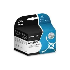 Tintes kasetne Asarto T6641 priekš Epson printeriem, melna, saderīga ar T6641 sēriju