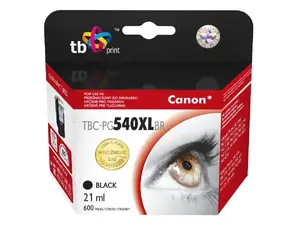 Tintes kasetne TB Print TBC-PG540XLBR — melnas pigmenta tintes 21 ml, apjoms ~600 lpp., 1 gab.