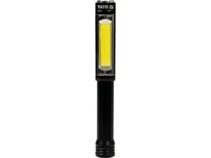 Rokas darba lukturis YATO YT-08522, LED 3 W, 170 lm, AA baterijas, PVC korpuss, 192×26×23 mm