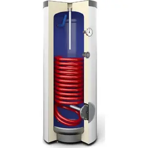 Hot water storage tank Galmet SGW(S) Tower 500 L vertical with coil, polyurethane insulation, skay finish
