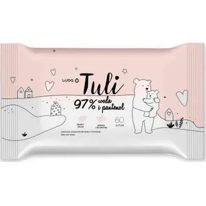 Mitras bērnu salvetes Luba Tuli ar ūdeni un pantenolu 60 gab.
