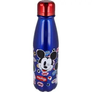 Bottle Mickey Mouse with screw cap 660 ml — children's drinking bottle blue