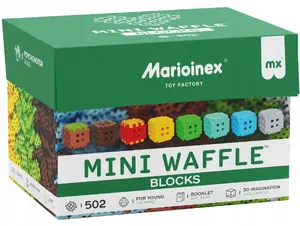 Konstruktors Marioinex Klocki Waffle Mini Blocks — 502 detaļas