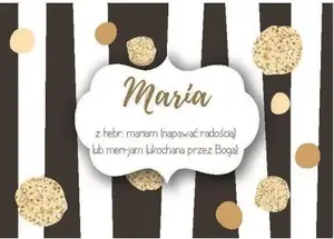 Magnēts ar vārdu 'Maria' Szaron — dekoratīvs ledusskapja magnēts, modelis 269007
