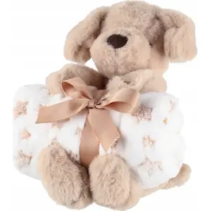 Плед-игрушка Teddybear 75x100 см 4Living — плед с мягкой игрушкой