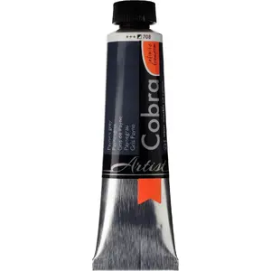 Eļļas krāsa Cobra Artist ūdenī sajaucama Payne's Grey 708, 40 ml