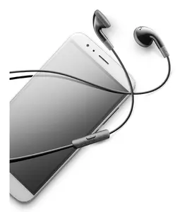 Cellularline VOICE CLASSIC In-Ear Binaural Austiņas Vadu Melnas ar iebūvētu mikrofonu zvaniem un mūzikai
