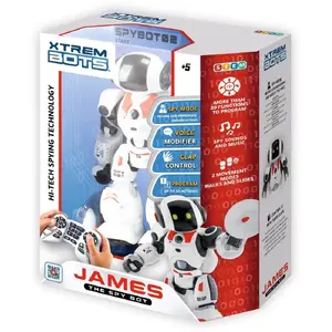 Radio vadāms spiegu robots TMTOYS James The Spy Bot (modelis 3803084)