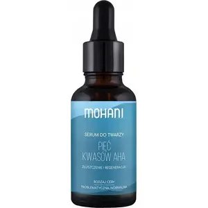 Sejas serums Mohani Pięć Kwasów AHA 30 ml — regenerējošs un pīlinga AHA serums