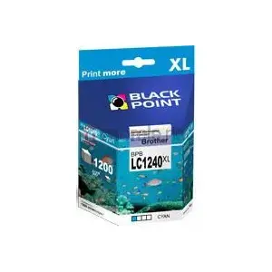 Tintes kārtridžs BLACKPOINT BPBLC1240C (saderīgs ar LC-1240C) — cian