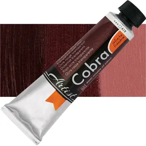 Eļļas krāsa tūbiņā Cobra Artist Water-Mixable Oil Colour Caurspīdīga sarkanā okera 419, 40 ml