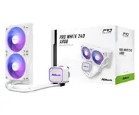 PC case ASROCK Pro 240 ARGB White — ASROCK Pro 240 ARGB, White finish