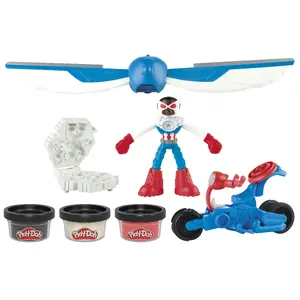 Modelēšanas masa HASBRO Play‑Doh G05555L0 — 277 g daudzkrāsains ar 3 trauciņiem un veidnēm