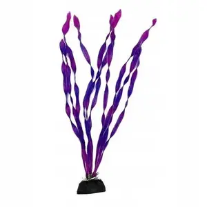 Akvārija dekoratīva auga Tropical Aqua Natura — plastmasa violeta, 28 cm