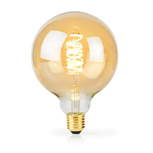 Nedis LBE27G95GD LED spuldze Silti balta 2100 K 3.8 W E27 G Globusa 250 lm 15000 h