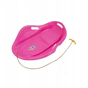 Bērnu ragavas Marmat MASkarC-17 rozā — plastmasas sniega ragavas, slodze 30 kg