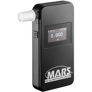 Alkotesteris Alcovisor MARS BT Black — elektroķīmisks sensors, Bluetooth, iebūvēts printeris
