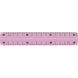 Lineāls Maped Study nesalaužams 15 cm — 2 krāsu komplekts