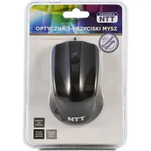 Vadajama optiskā pele NTT System MUS-3B-01, USB, ambidextrāla forma
