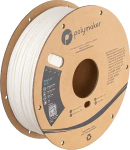 3D drukas materiāls Polymaker polilaktīds (PLA) balts 1,75 mm 3 kg