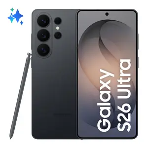 Смартфон Samsung Galaxy S26 Ultra 5G Черный 6.9-дюймовый дисплей 3120 x 1440 Snapdragon 8 Elite Gen 5 12 ГБ ОЗУ 256 ГБ Память Квадрокамера 200 МП Android 16 Две SIM-карты Аккумулятор 5000 мАч