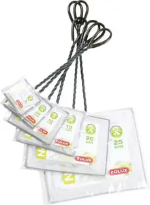 Tīkls ZOLUX Siatka biała 10 cm — balts tīkla audums, acu izmērs 10 cm