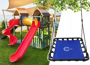 Swing Hammock Rectangular Carruzzo HS2 XXL — Outdoor Garden Swing Hammock