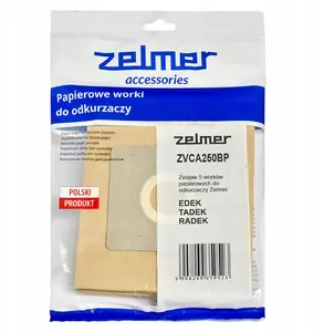 Paper Vacuum Bags Dumel ZVCA 250 BP for vacuum cleaners, pack of 5