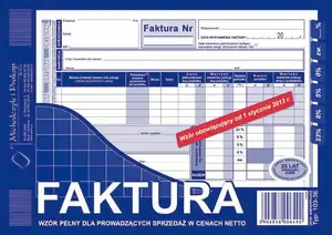 Invoice Book Michalczyk & Prokop Faktura VAT A5 103-3E full sets duplicate pages
