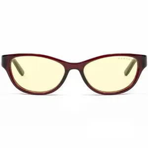 Datora brilles GUNNAR Jewel — unisex taisnstūra rāmis, lēcas platums 5,4 cm, tiltiņš 1,6 cm, kājiņas 13,5 cm, brūnas