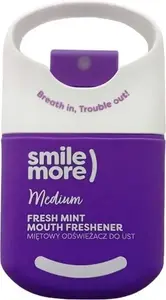 Mutes atsvaidzinātājs HiSkin Smile More Medium Piparmētra 20 ml — šķidrums mutes svaigumam