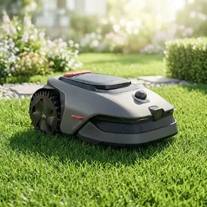MOVA LiDAX Ultra 1600 Robotisks zāles pļāvējs akumulatora 1600 m² maksimālā zāliena platība 20 cm pļaušanas platums 30–100 mm augstums Melns un sarkans