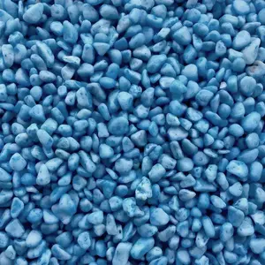 Akvārija dekora grants Febniscte zils dabīgs oļi 8–10 mm iep. 2 kg